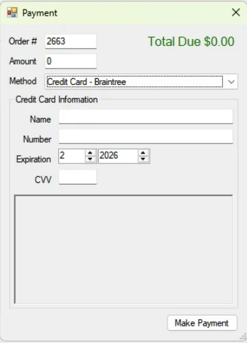 GSA Manager Payment